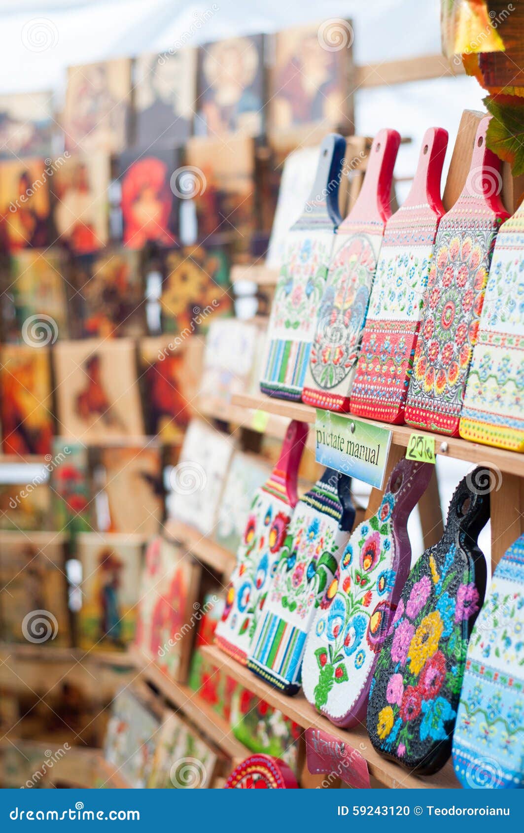 Handmade decorations stock photo. Image of colourful 59243120