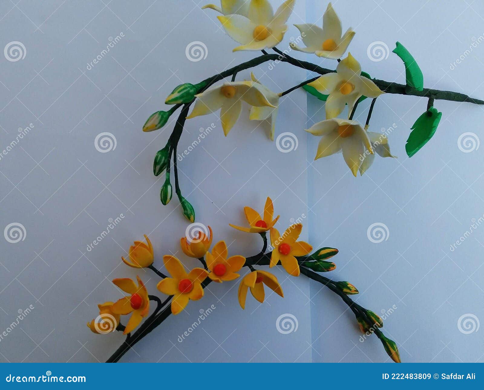 Handmade Flowers Flowers Making Stock Image Image of flowers