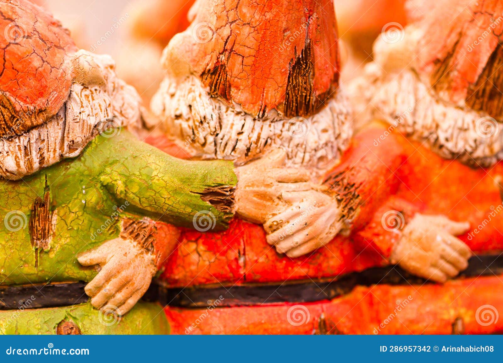 Garden gnomes stock photo. Image of decoration, figurine 286957342