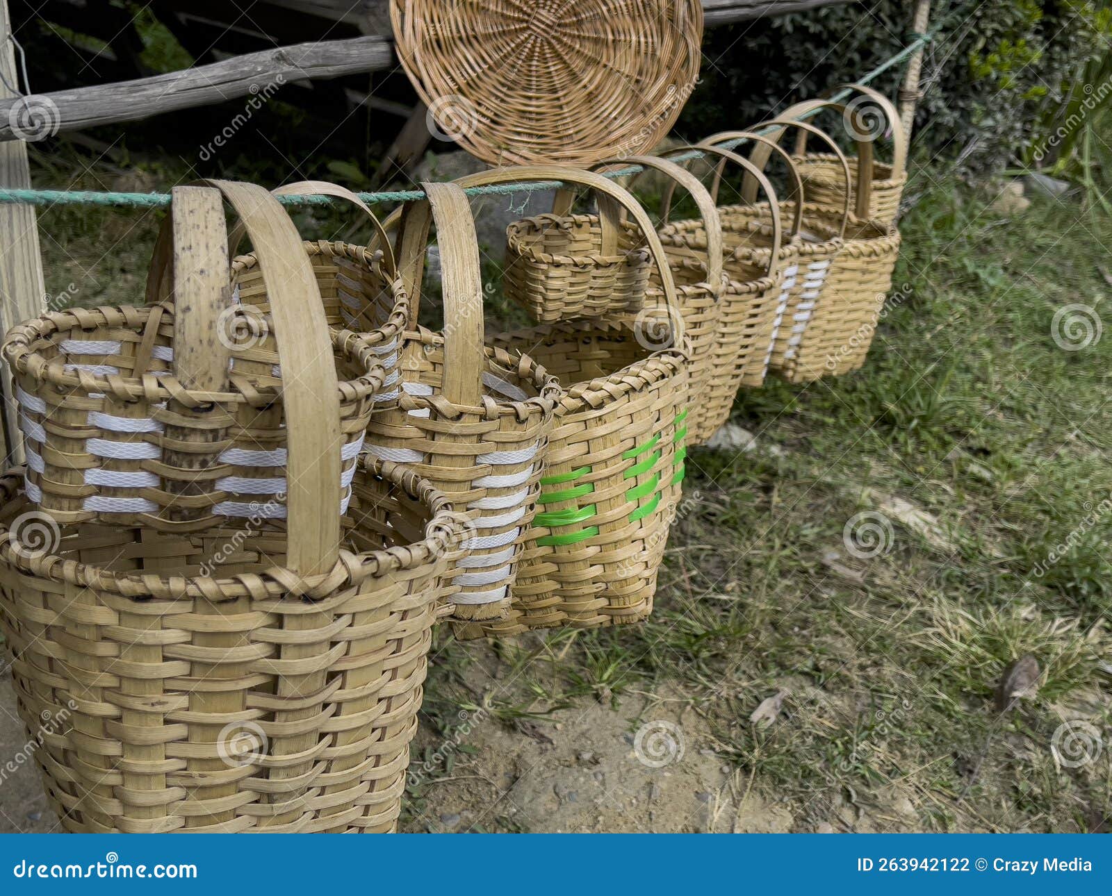 Handmade Regional Baskets Stock Photo Image of baskets