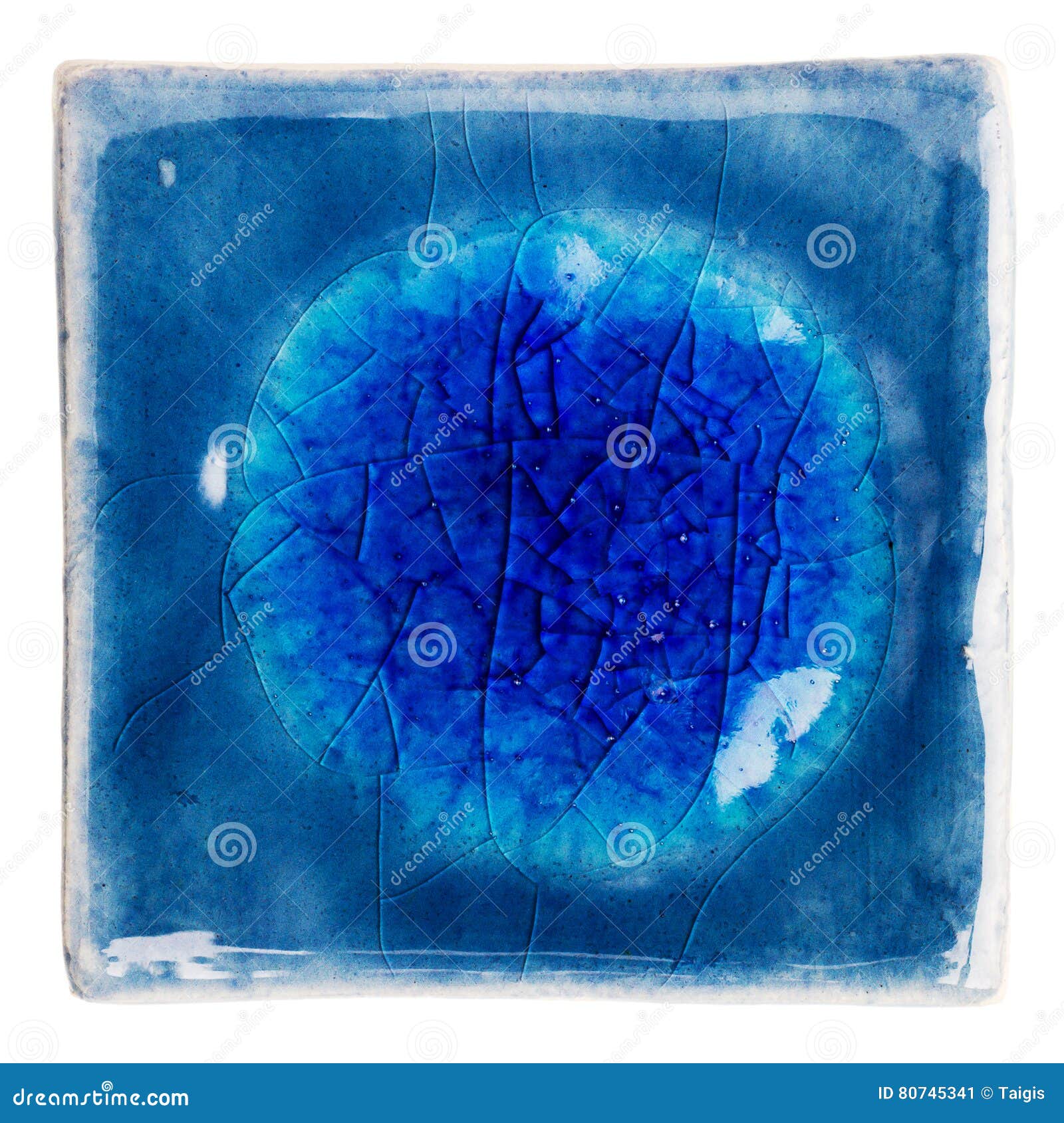 Handmade Glazed Ceramic Tile Stock Image Image of macro, plate 80745341
