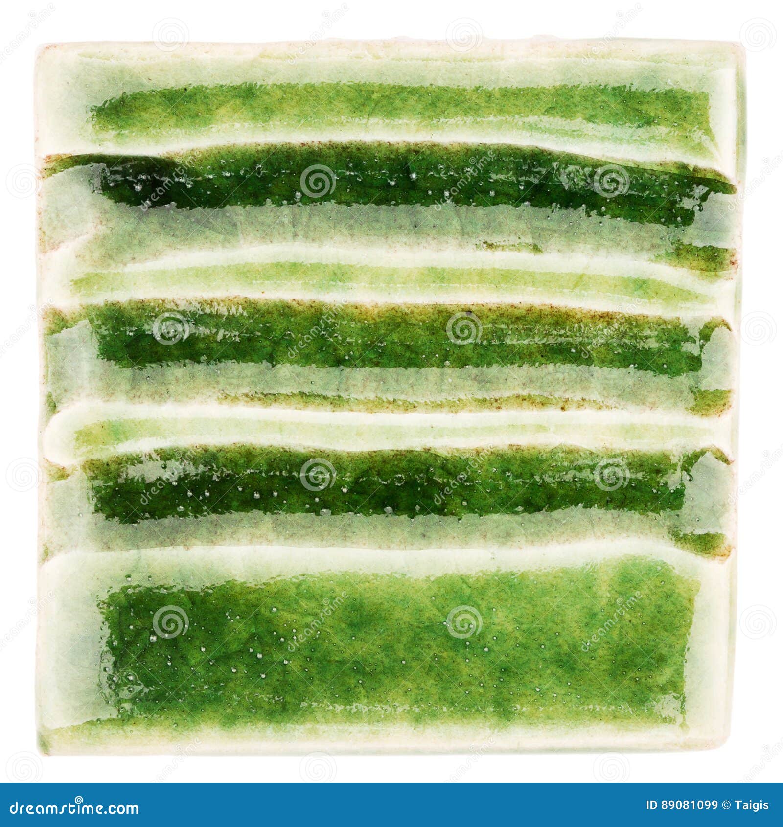 Handmade Glazed Ceramic Tile Stock Image Image of macro, decorative