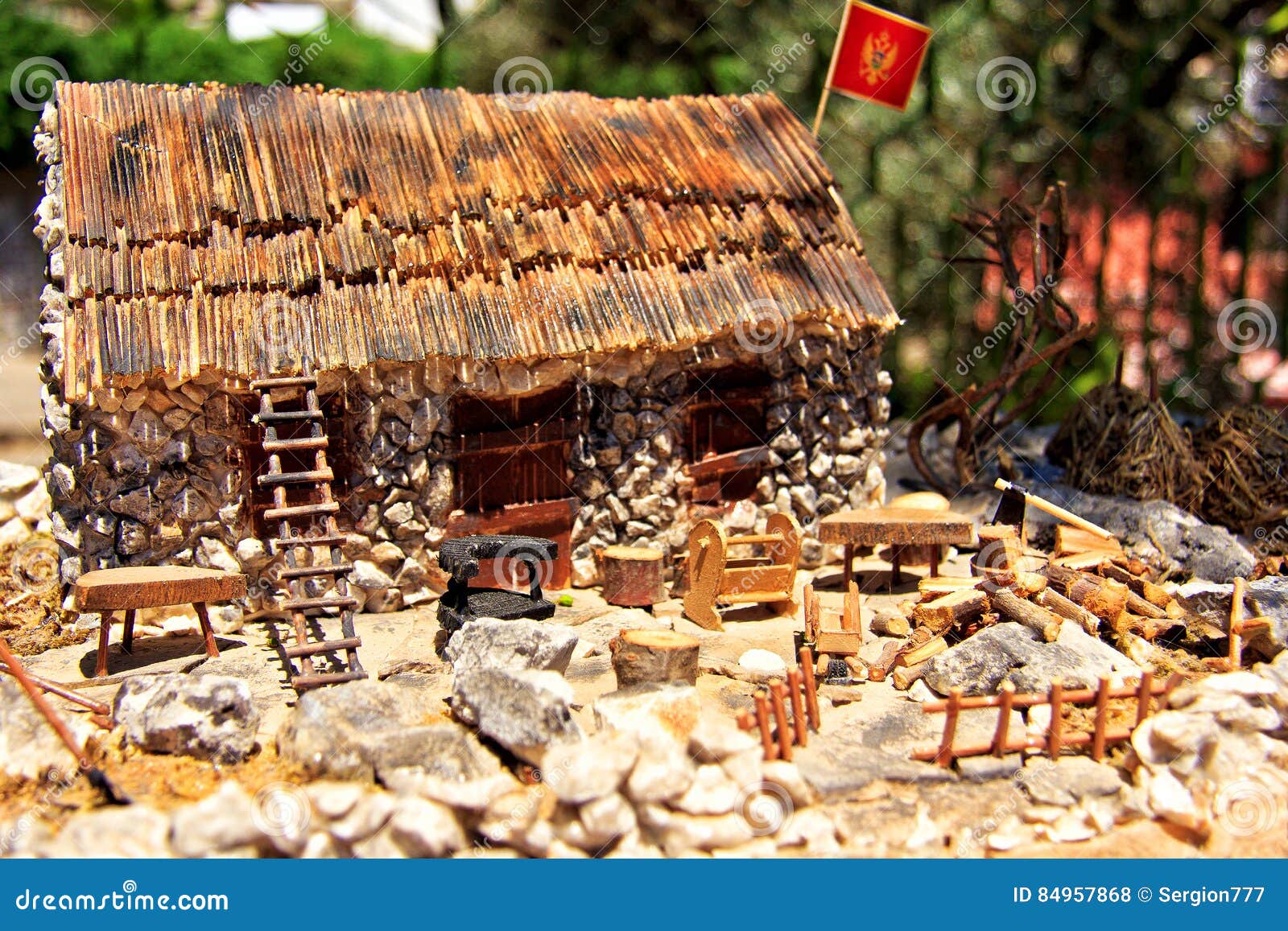 Handmade house stock photo. Image of scape, gray, home 84957868