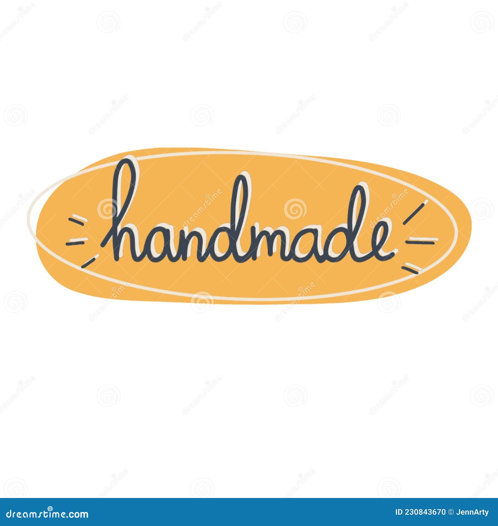 Handmade Lettering Needlework Words Title Stock Illustration Illustration of collection, icon