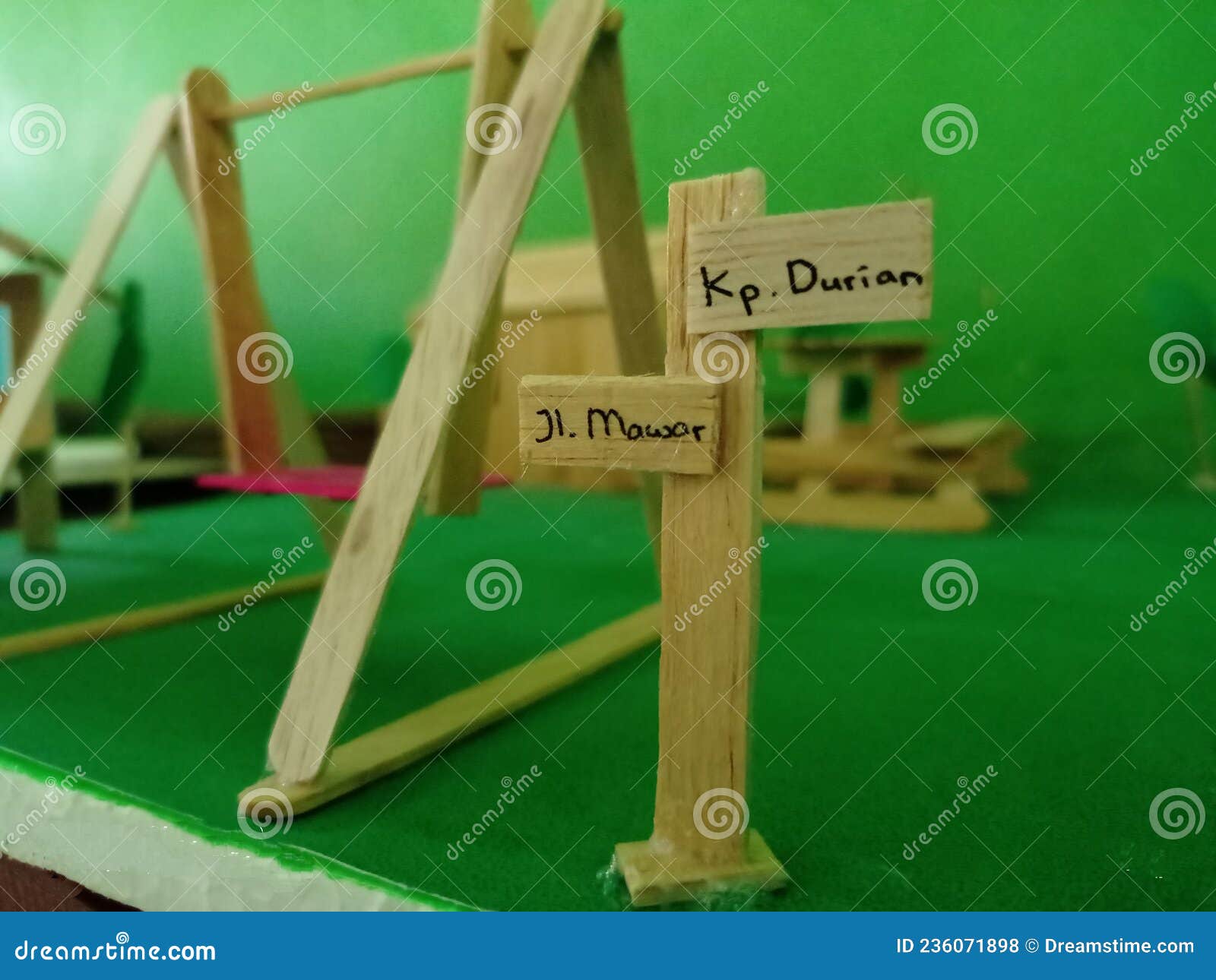 Handmade Miniature House Projects DIY Stock Photo Image of miniature