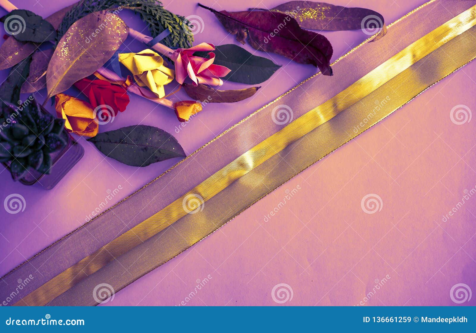 Handmade Paper Craft. Luxurious Candle Gold Shade Background. Fall Theme  Cozy & Comfortable Rich Wallpaper. Golden Lace Art Paper. Stock Image -  Image of card, candlelight: 136661259