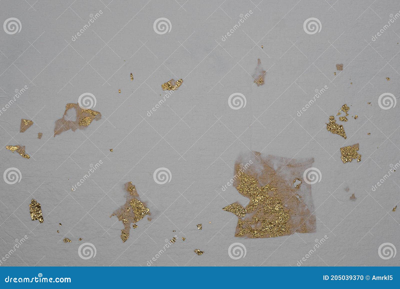 Handmade Paper with Gold Leaf Stock Photo Image of design, rough