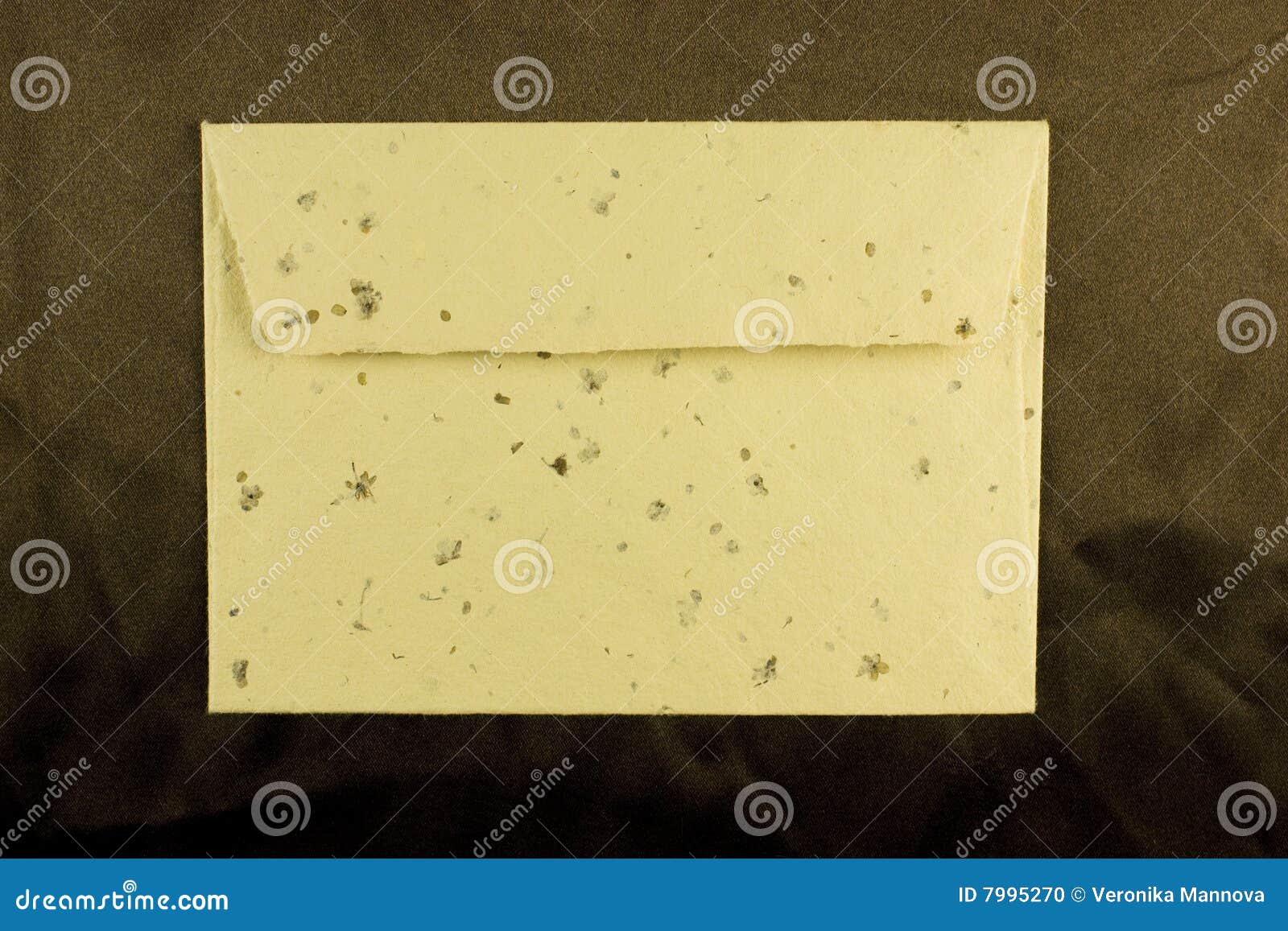 Handmade paper letter stock photo. Image of brown, announcement 7995270