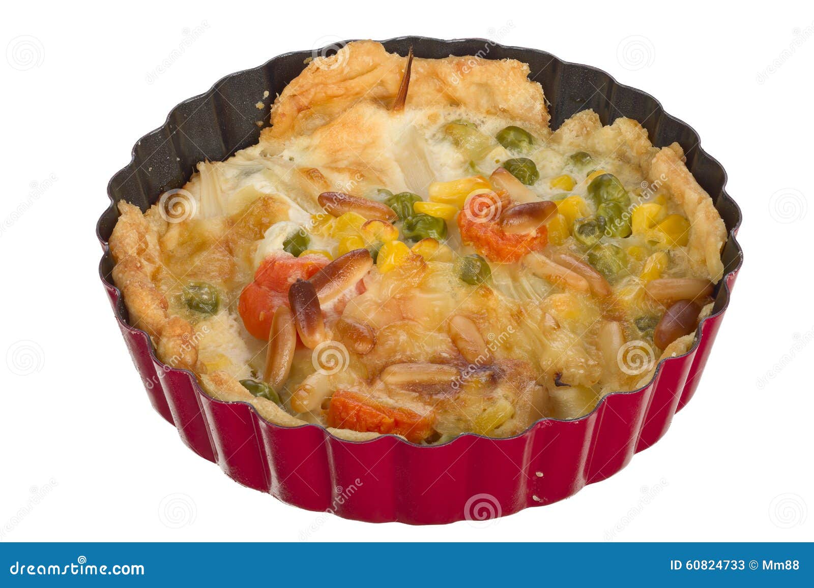 Handmade quiche stock image. Image of macro, baking, pepper 60824733