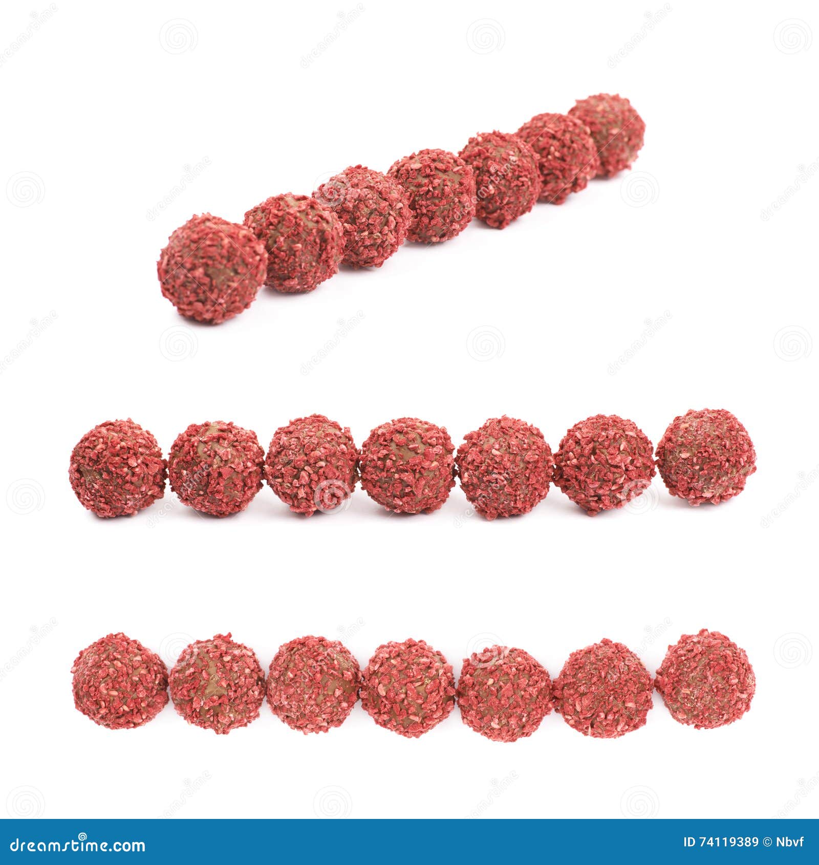 Handmade Red Candy Ball Isolated Stock Image Image of gourmet, dessert 74119389