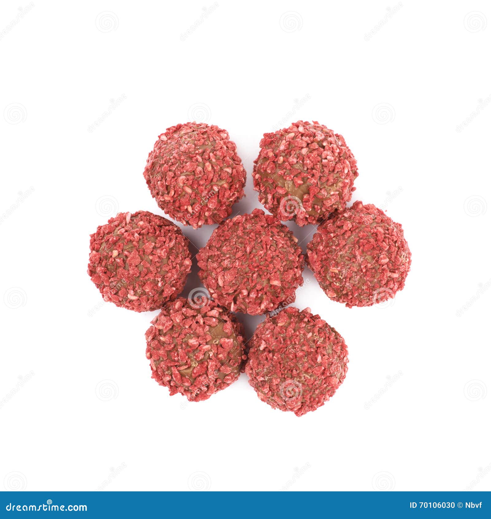 Handmade Red Candy Ball Isolated Stock Photo Image of studio, chocolate 70106030
