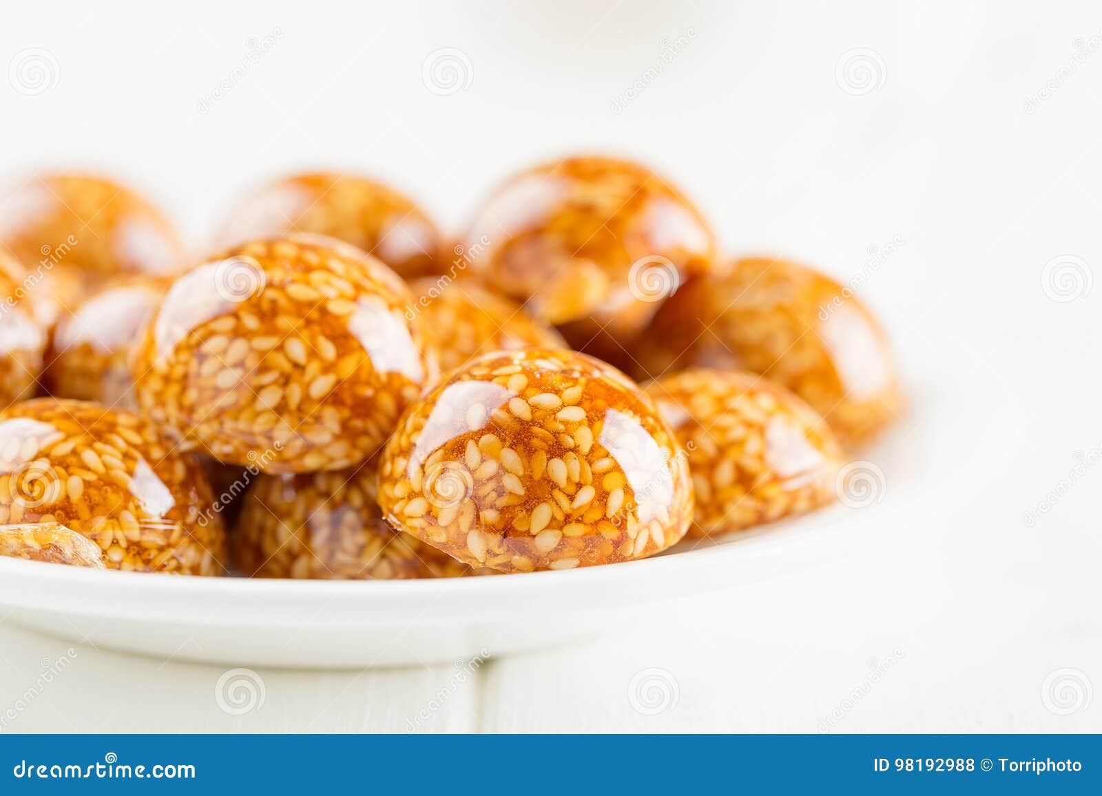 Handmade Sesame Candy in Sugar Caramel Stock Photo Image of healthy
