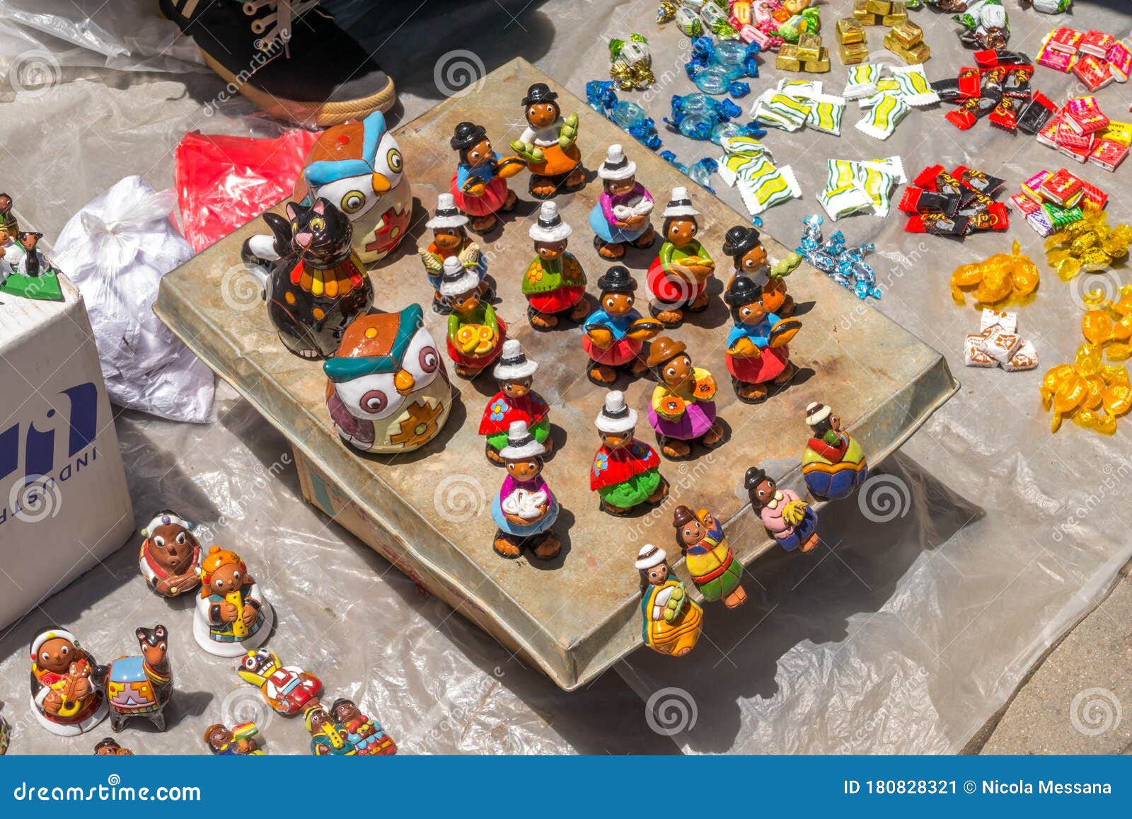 Handmade Souvenirs from La Paz, Bolivia Stock Image Image of
