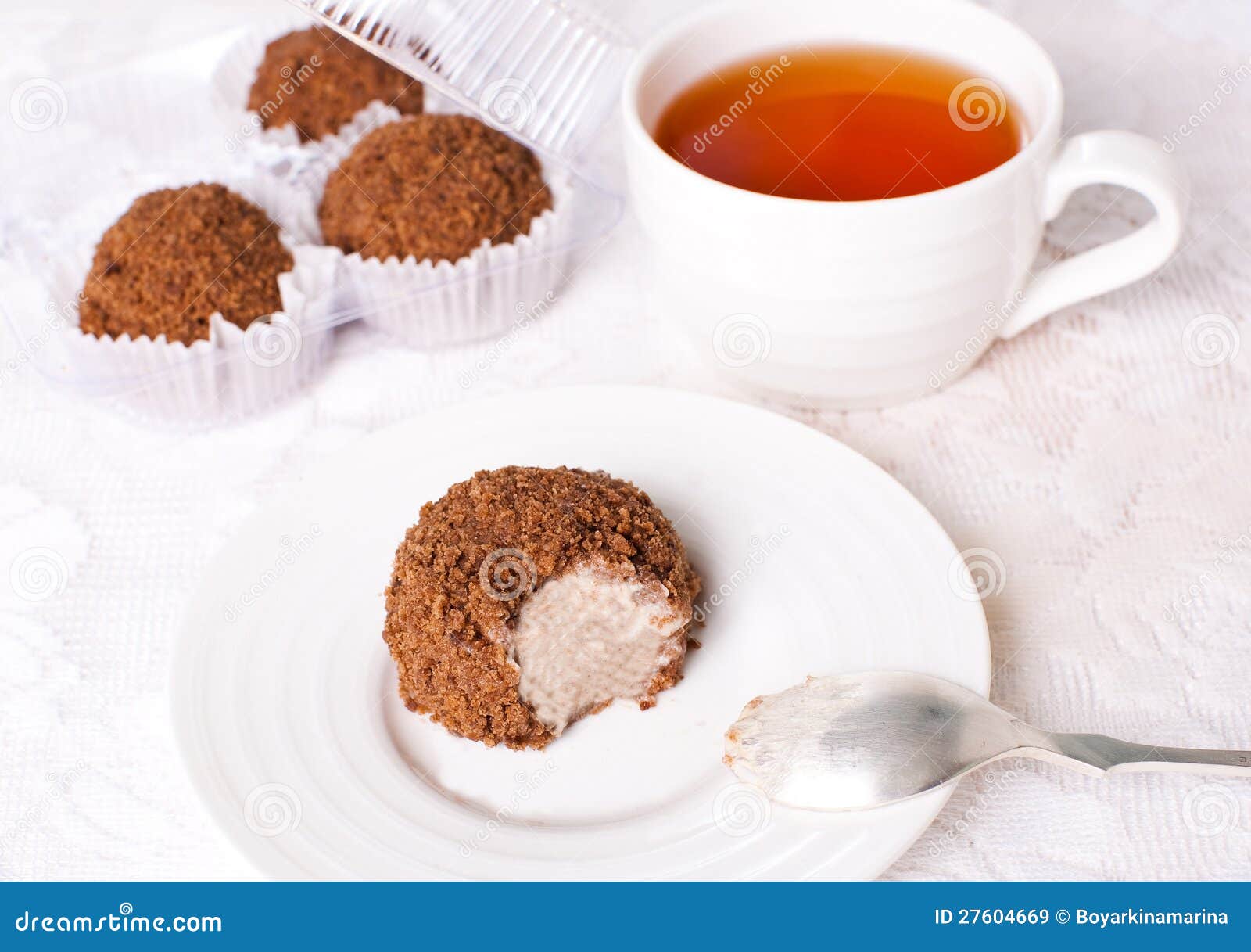 Handmade truffles stock image. Image of objects, eating 27604669