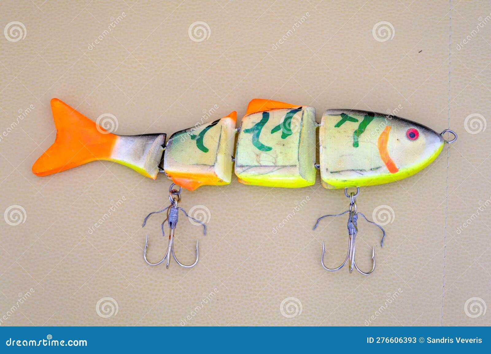 Handmade. Very Large Fishing Lure for Catching Big Fish Stock