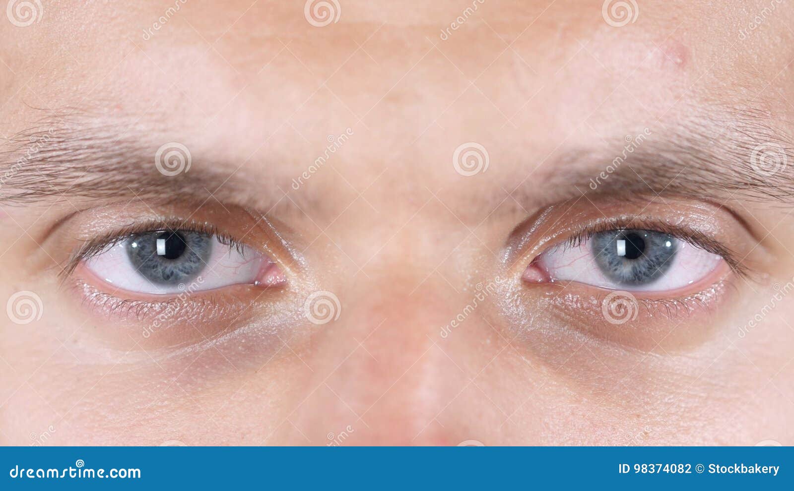 Handome Attractive Young Man Eyes Close Up Stock Photo Image Of