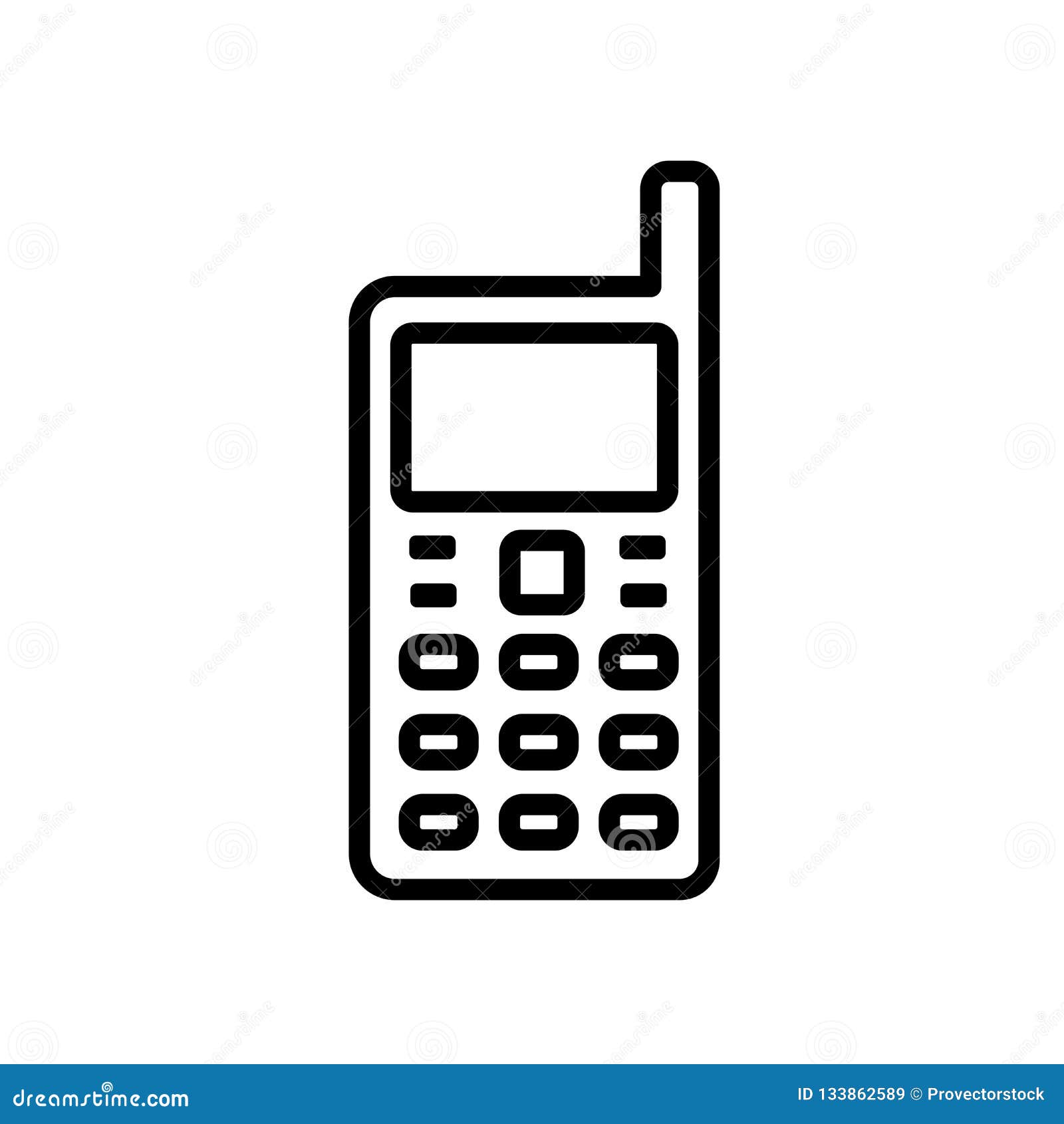 Handphone Icon Isolated On White Background Stock Vector Illustration Of Vector Gadget