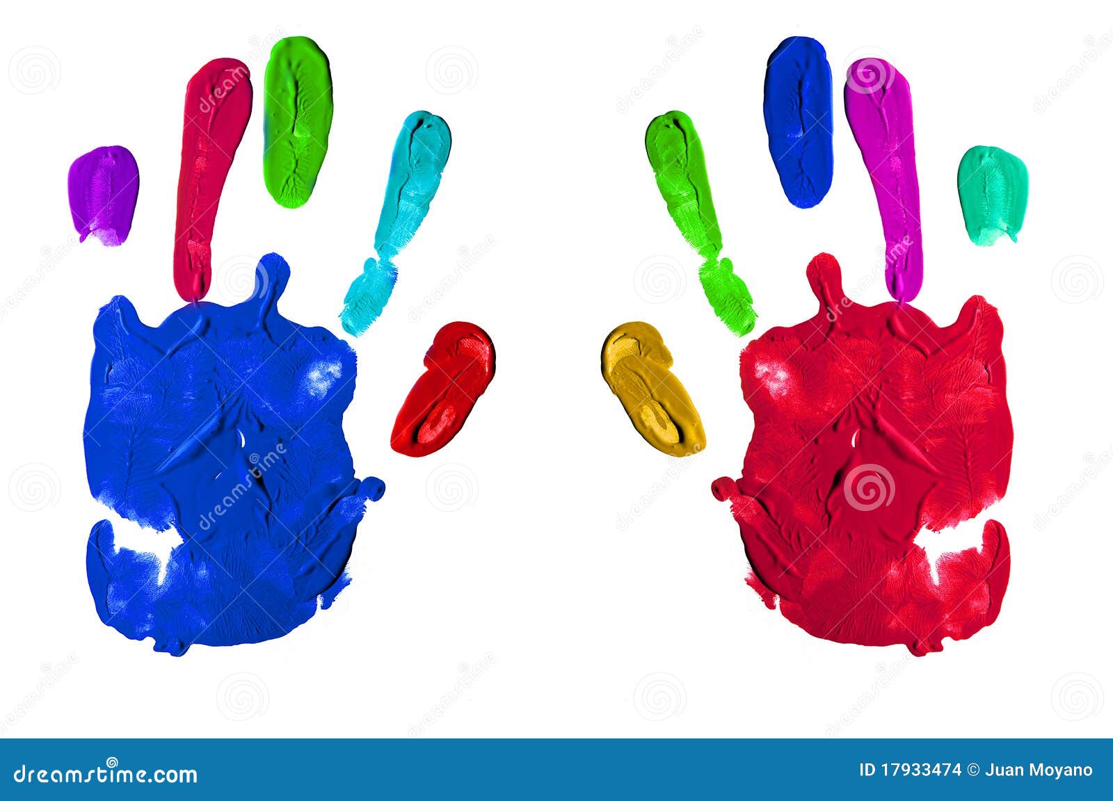 Handprints stock photo. Image of hands, colorful, minorities - 17933474