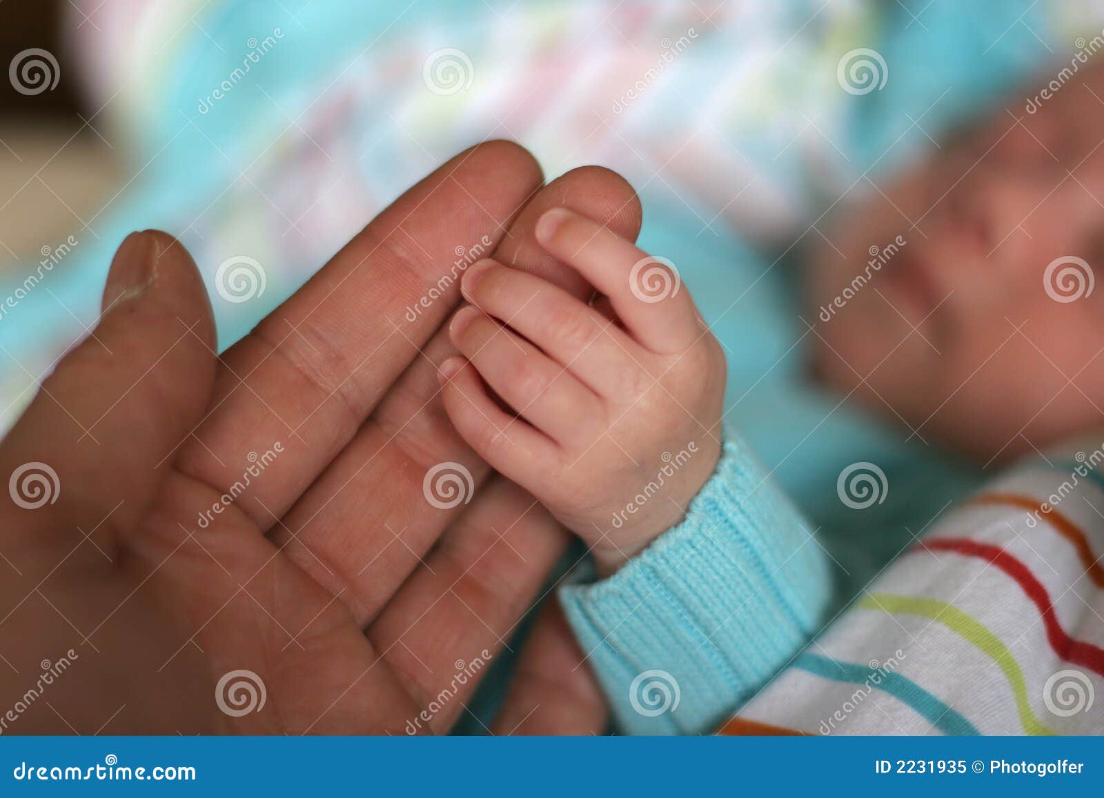 hands of baby