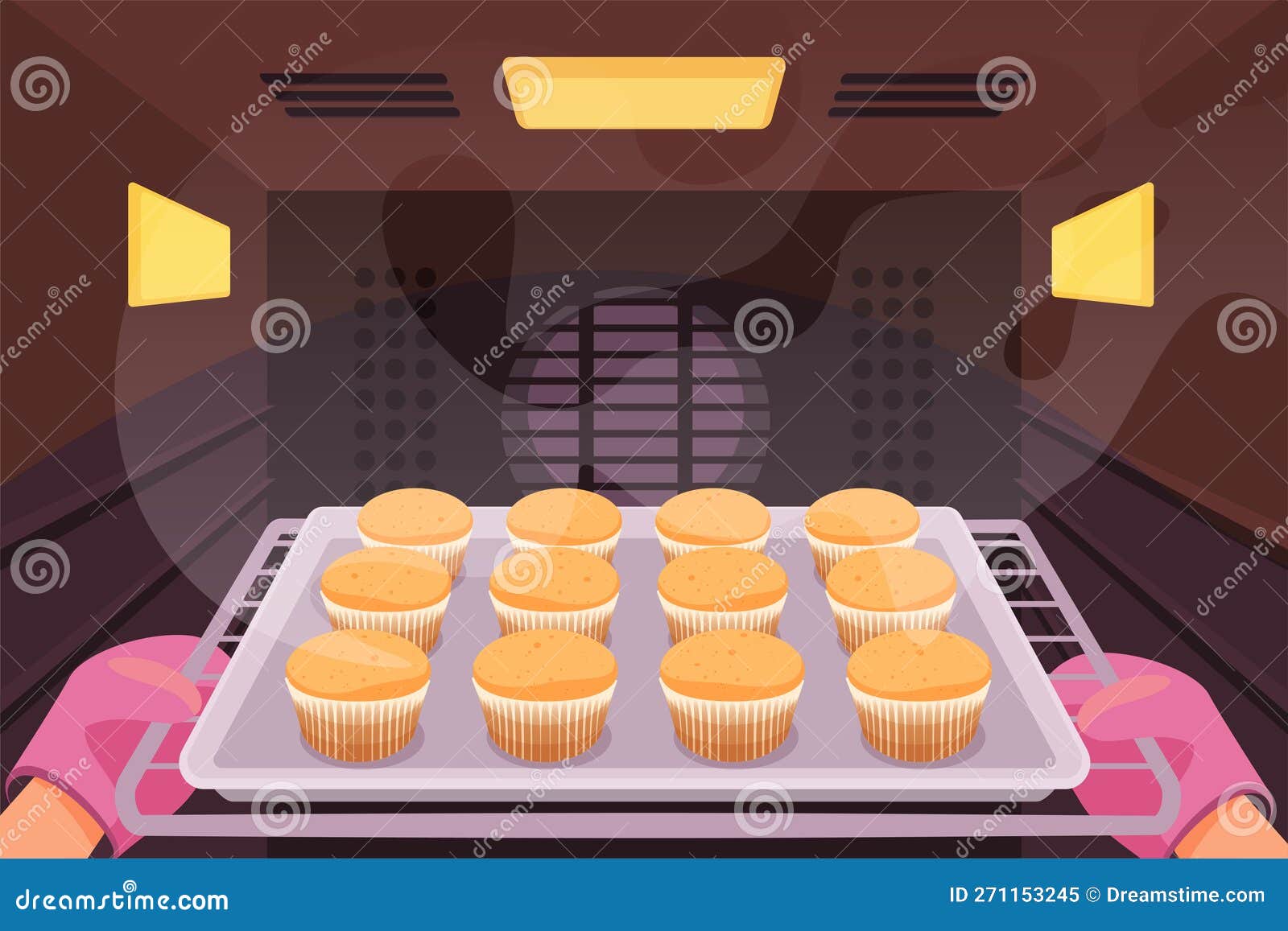 https://thumbs.dreamstime.com/z/hands-baker-kitchen-mitts-taking-out-tray-cakes-baking-oven-cartoon-chefs-pink-protective-gloves-holding-hot-pan-271153245.jpg