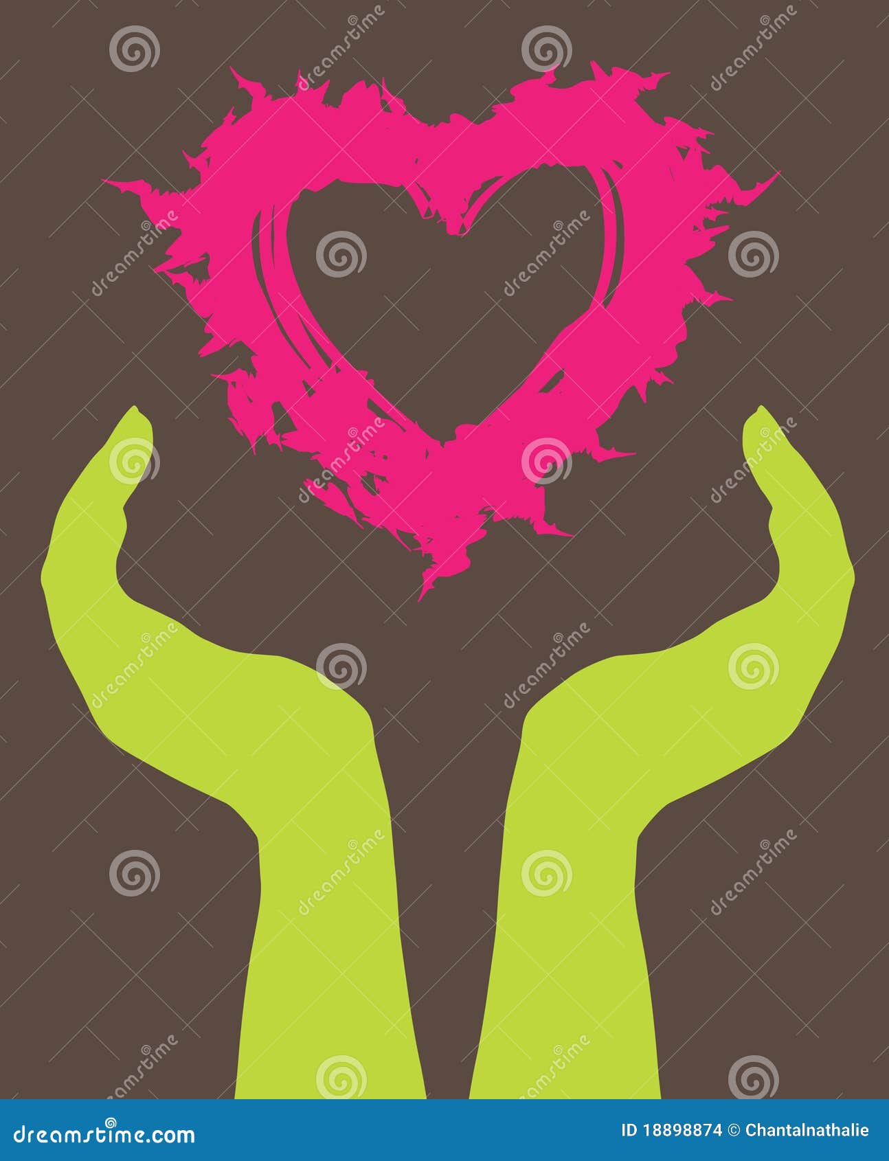 Hands Caring Heart Stock Images Image 18898874