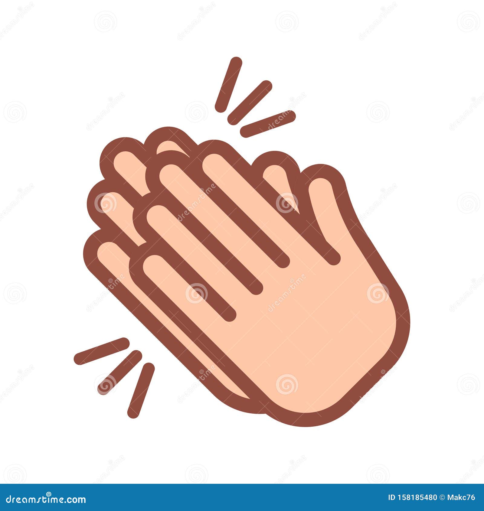 Clapping icon online