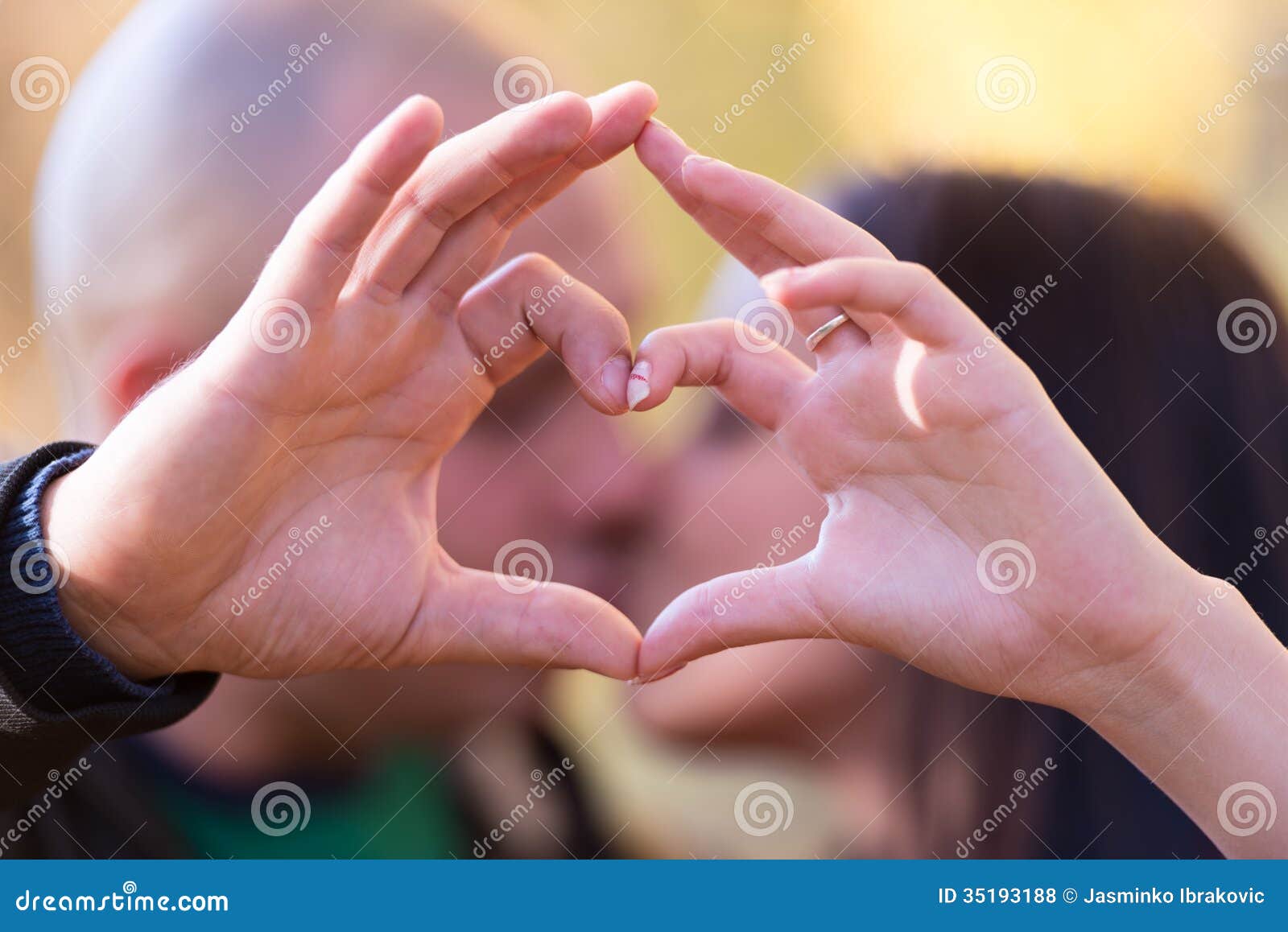 Hands Forming Heart Shape Stock Photo Image Of Finger 35193188