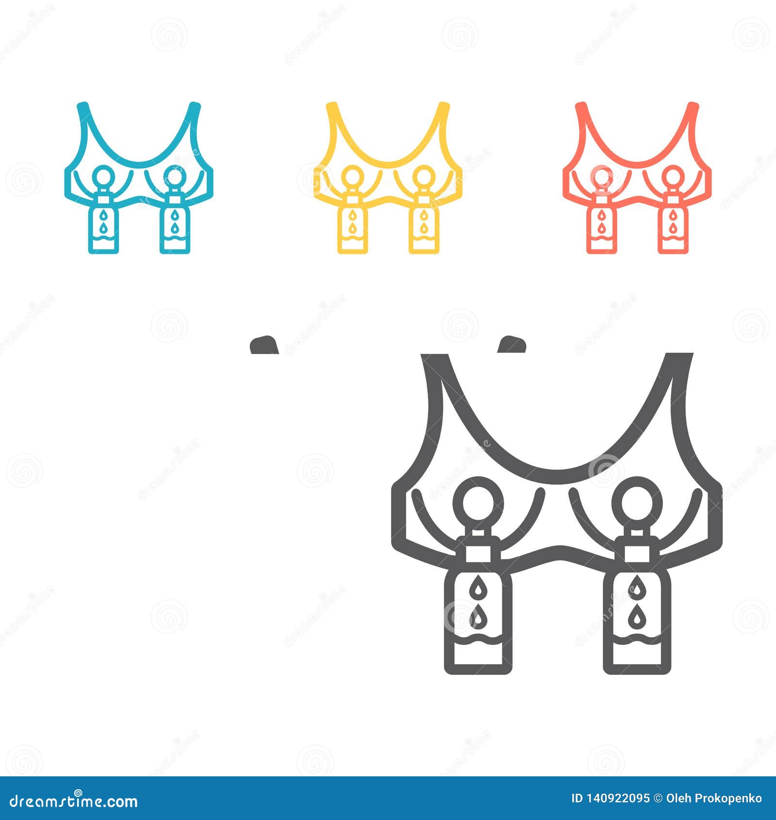 Hands Free Breast Pumping Bra Vector Illustration Stock Vector Hands Free Breast Pumping Bra Vector Illustration Stock Vector