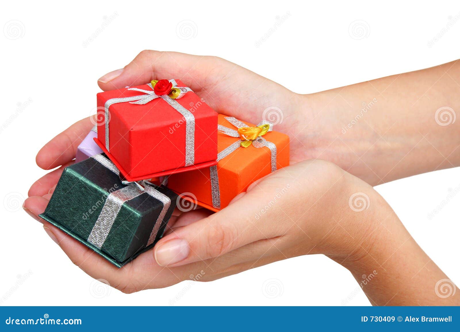 Hands And Gifts Royalty Free Stock Images Image 730409