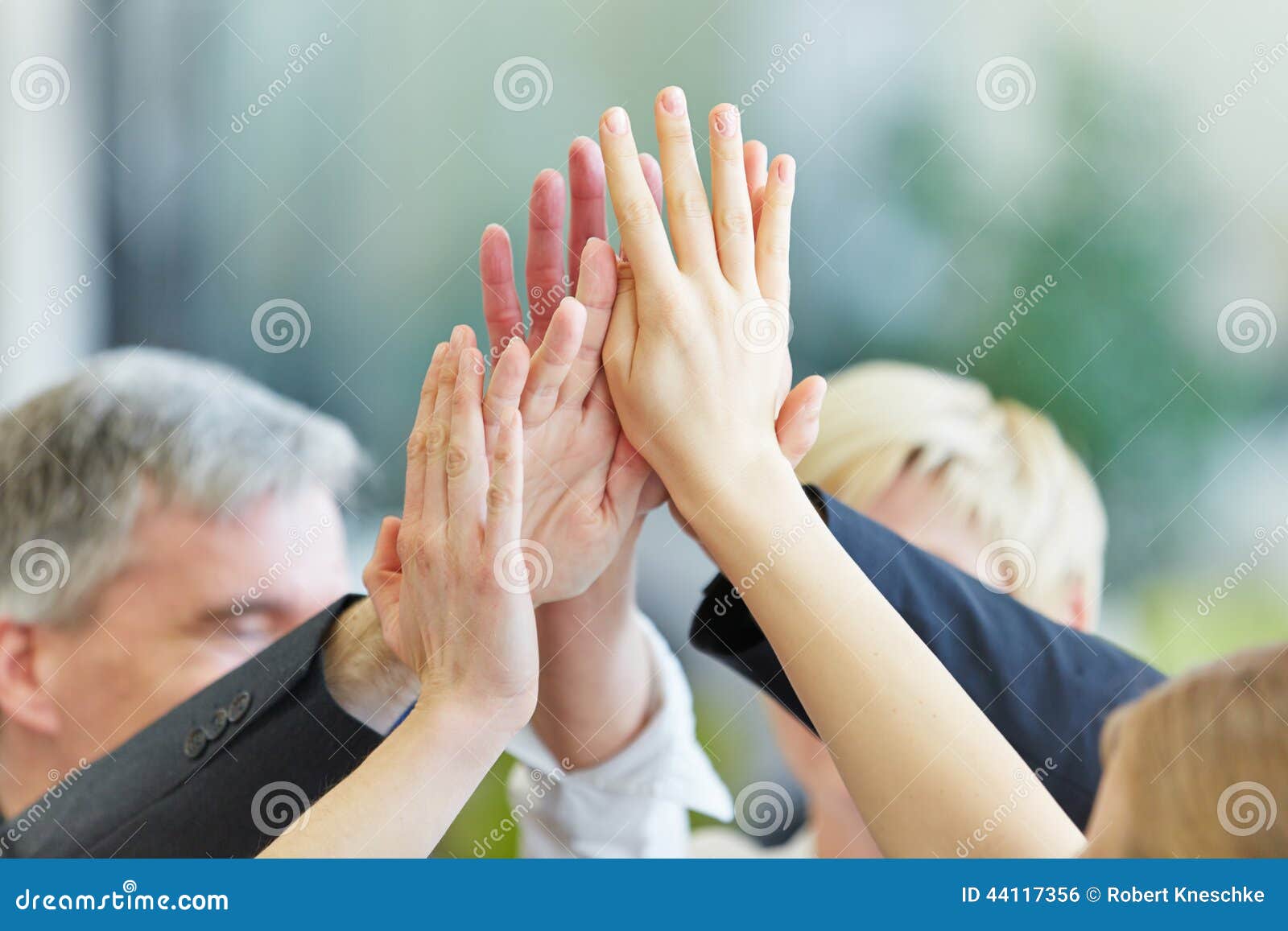 Hands giving High Five stock photo. Image of entrepreneur 44117356