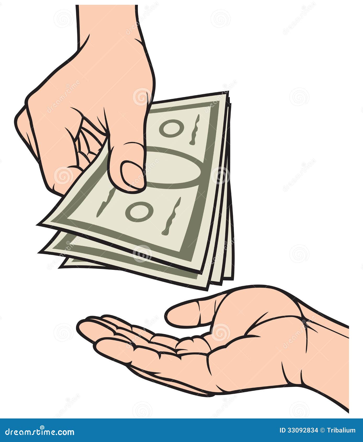 clipart money hand - photo #1