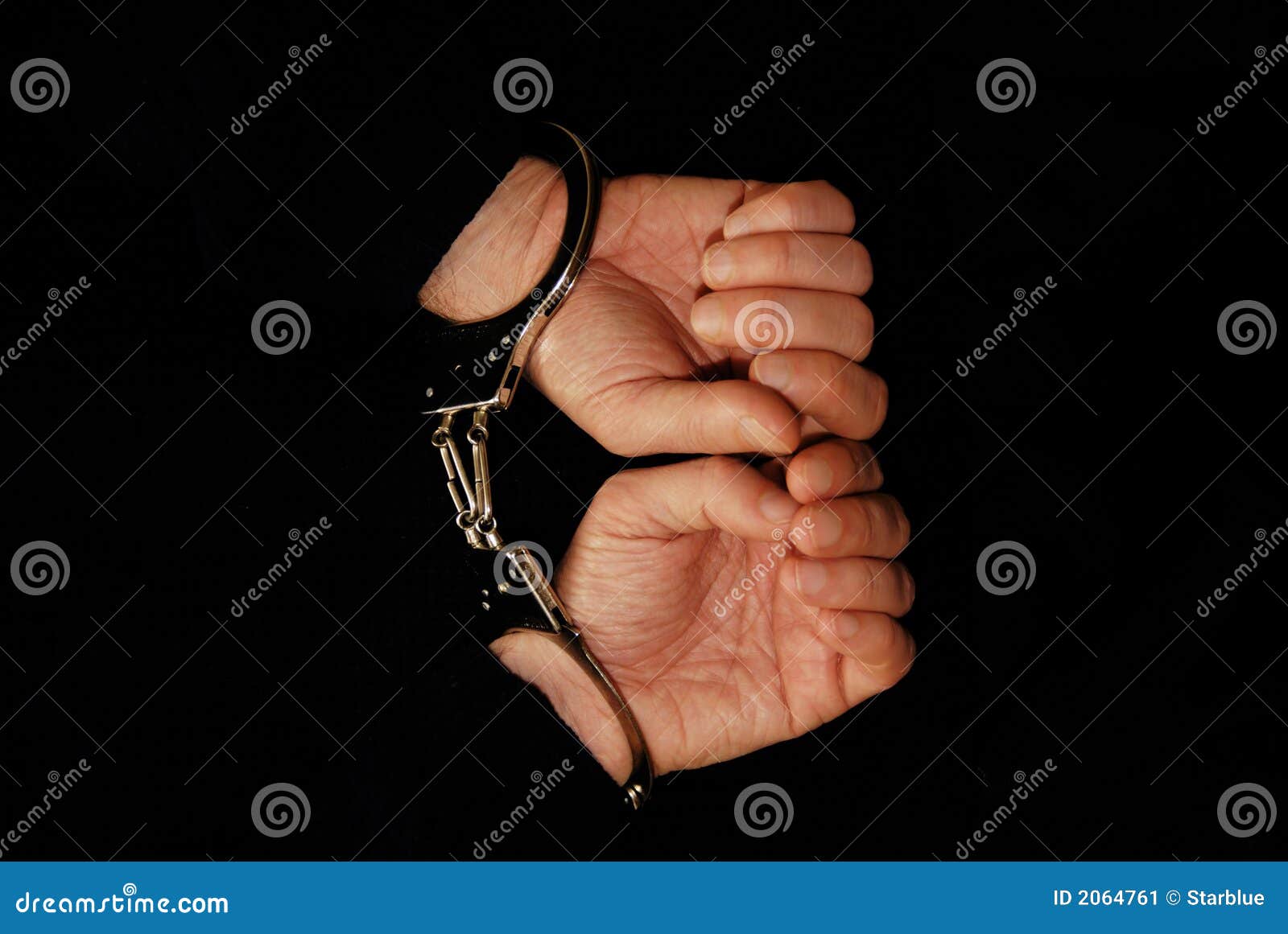 Hands in handcuffs stock image. Image of court, prisoner 2064761