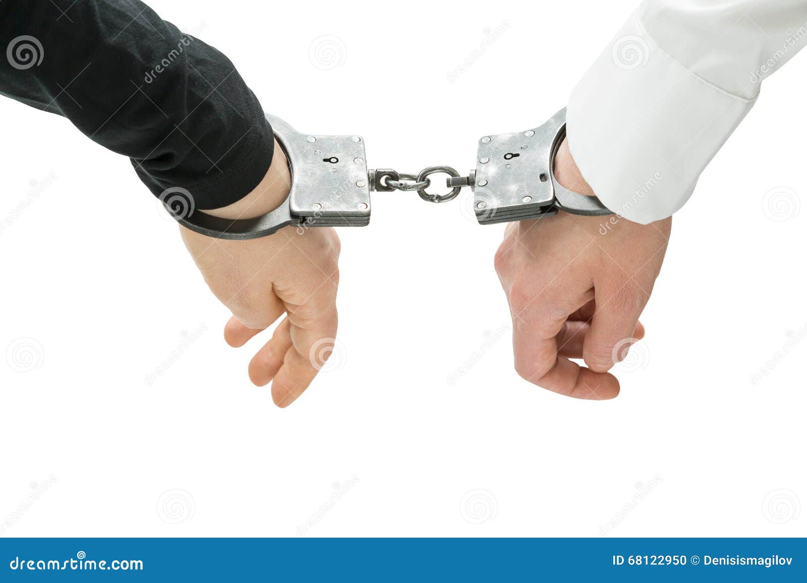 Hands in handcuffs stock photo. Image of hand, corporate 68122950