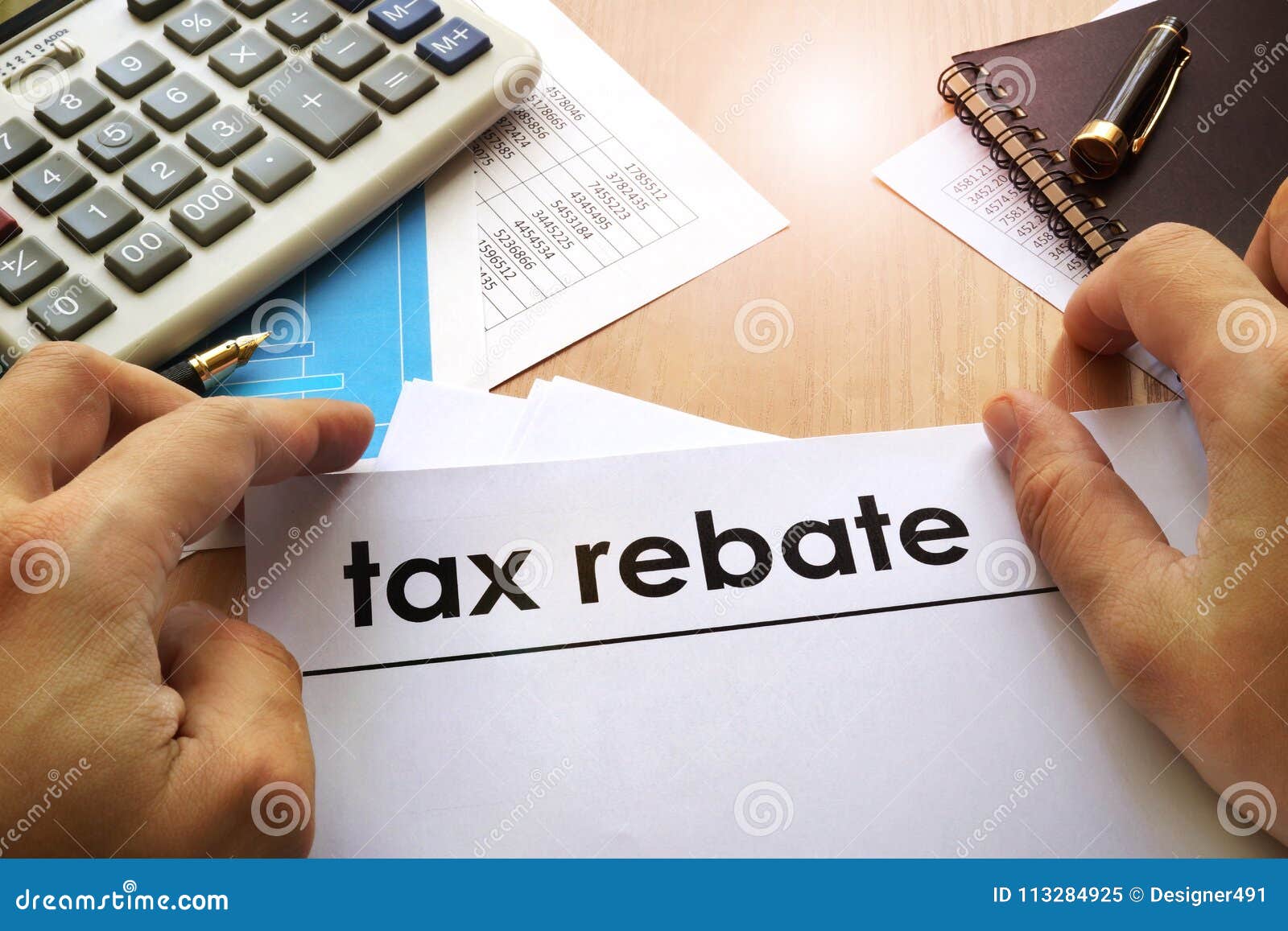 hands-holding-documents-about-tax-rebate-stock-image-image-of-rebate