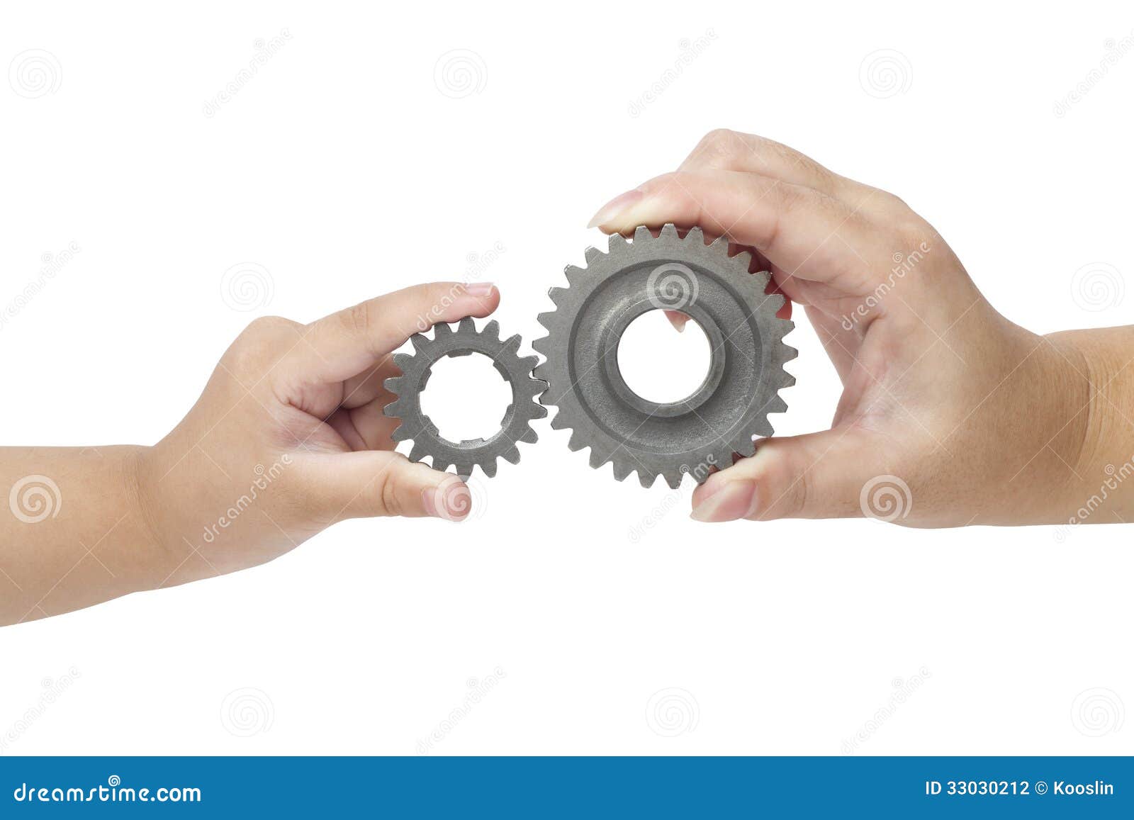 Hands holding gear stock photo. Image of holding, innovation 33030212