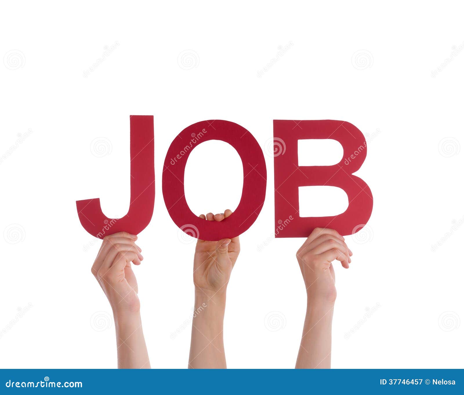 Hands Holding Job stock image. Image of employee, employment 37746457