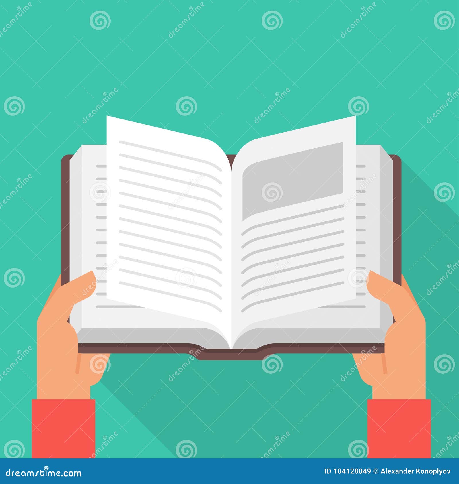 An Image Of A Hand Opening Book. Royalty Free SVG, Cliparts, Vectors, and  Stock Illustration. Image 12488814.