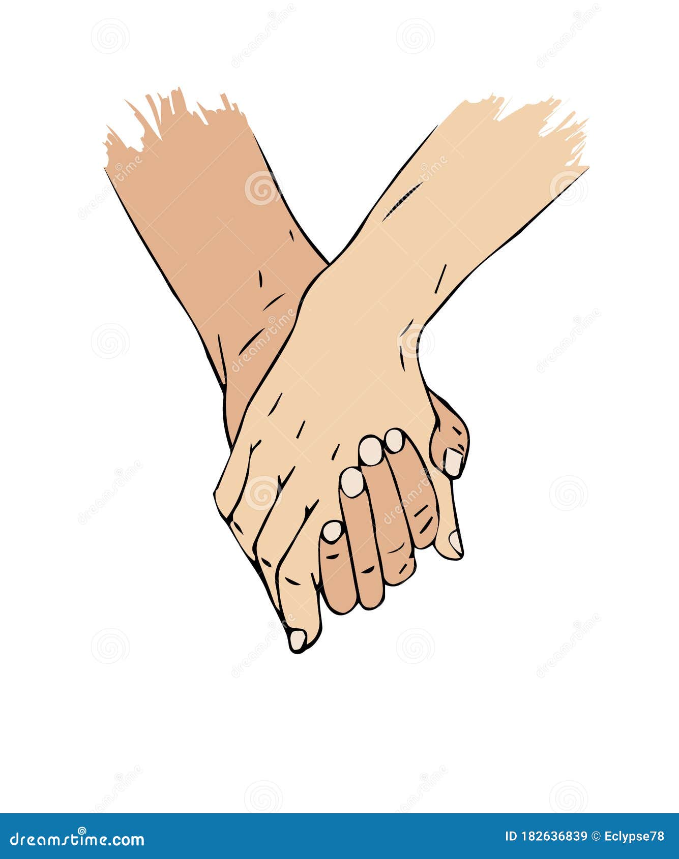 Drawing of A Couple Holding Hands by RyosukeDoesArt on DeviantArt