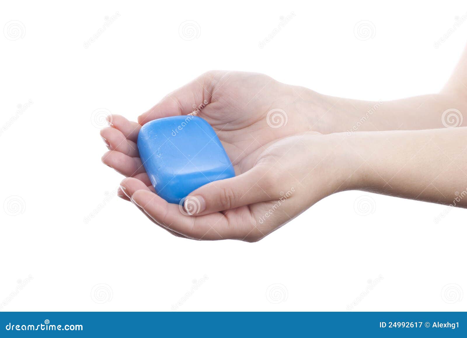 Hands holding soap stock image. Image of hand, care, palm 24992617
