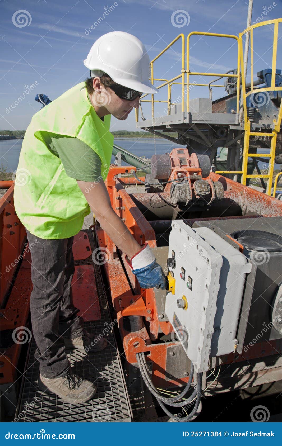 Hands of Man at Maintenance Industry Stock Photo Image of control