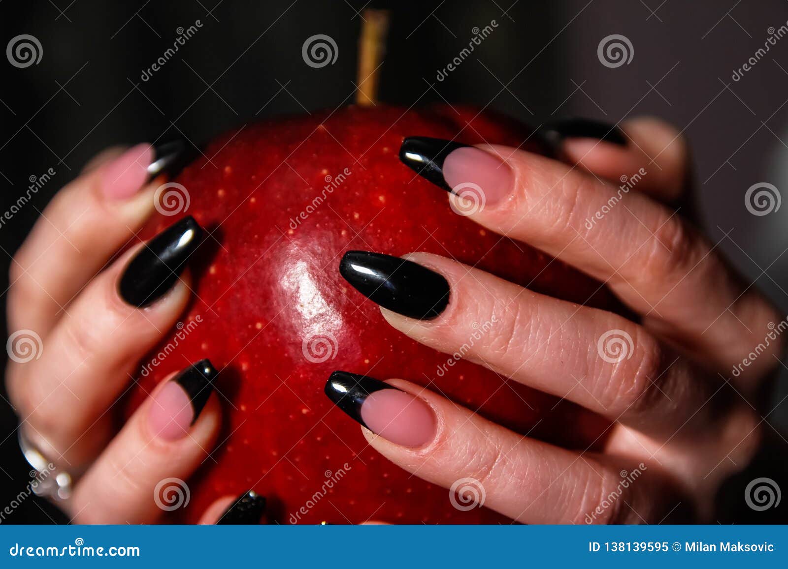 Red Apple Nail Designs for Short Nails - wide 1