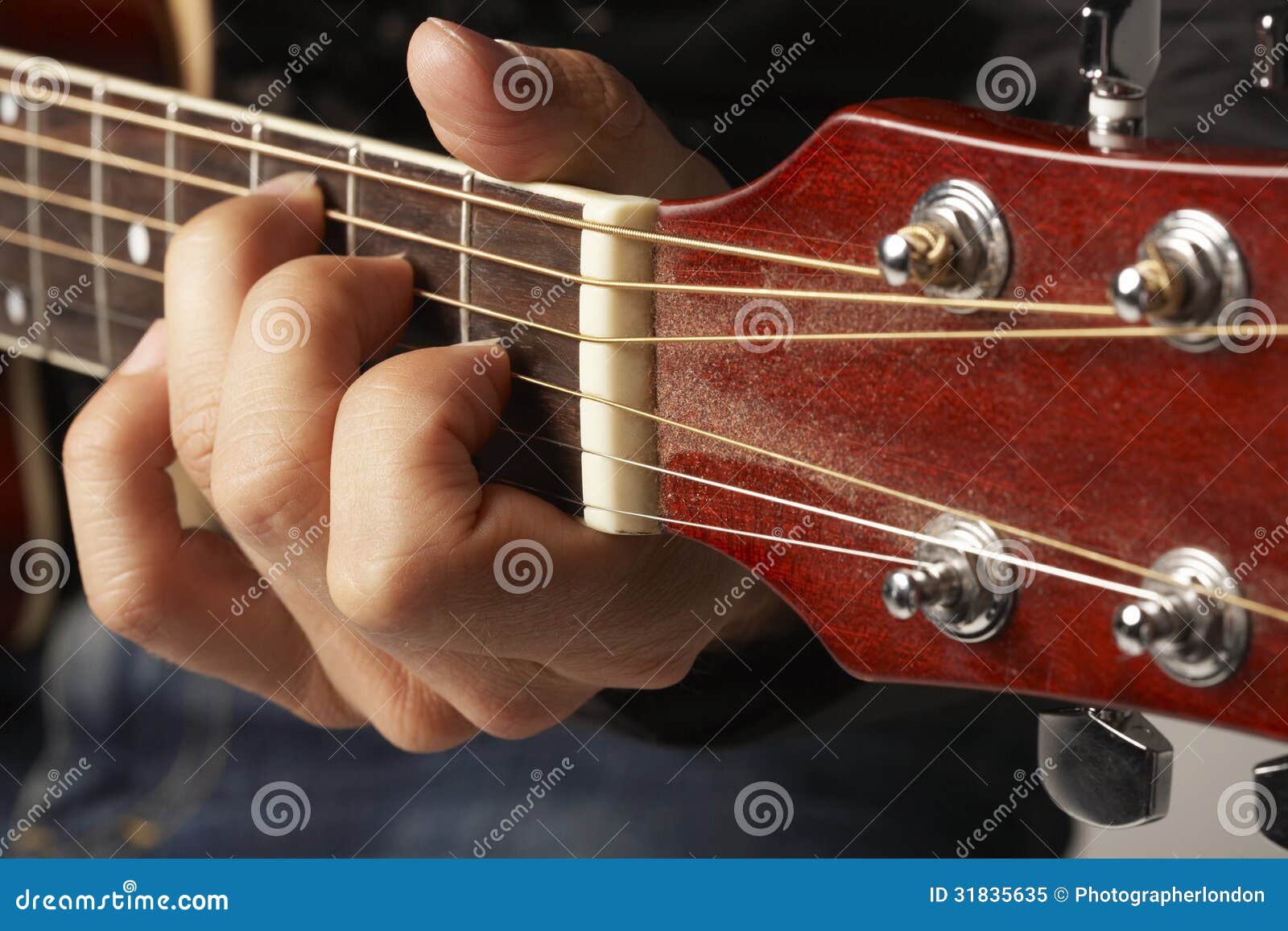 Hands Playing Guitar Royalty Free Stock Photo Image 31835635