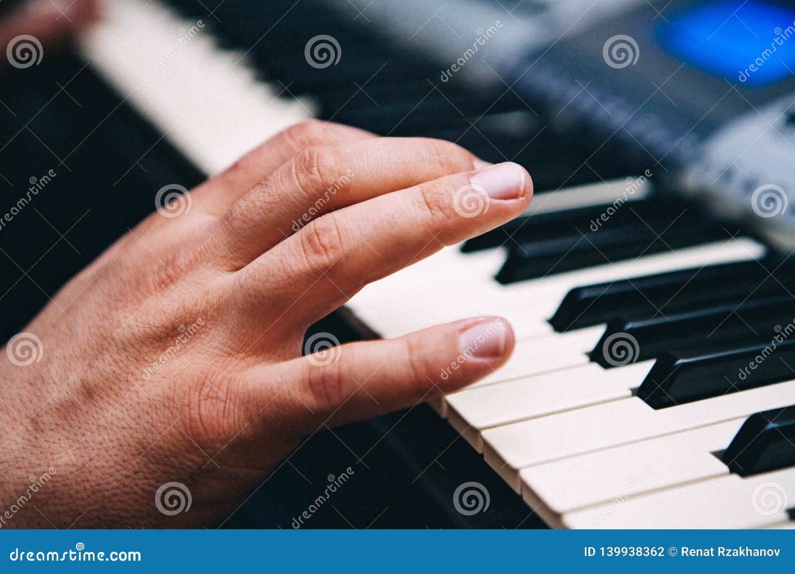 Hands playing the piano stock photo. Image of classical - 139938362