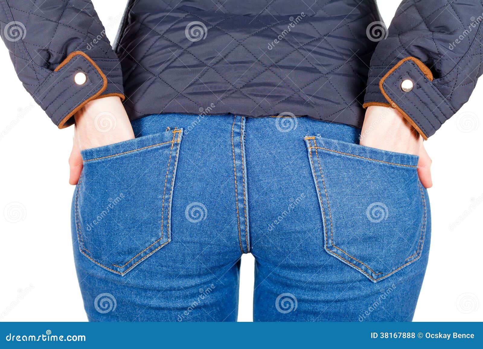 Hands in pockets stock photo. Image of backside, curves - 38167888