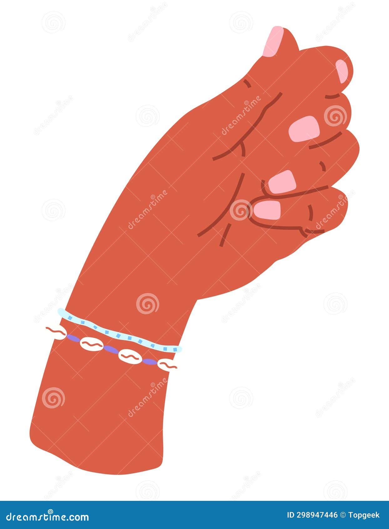 Hands Pose. the Delicate Touch Human Hand Conveyed Warmth and