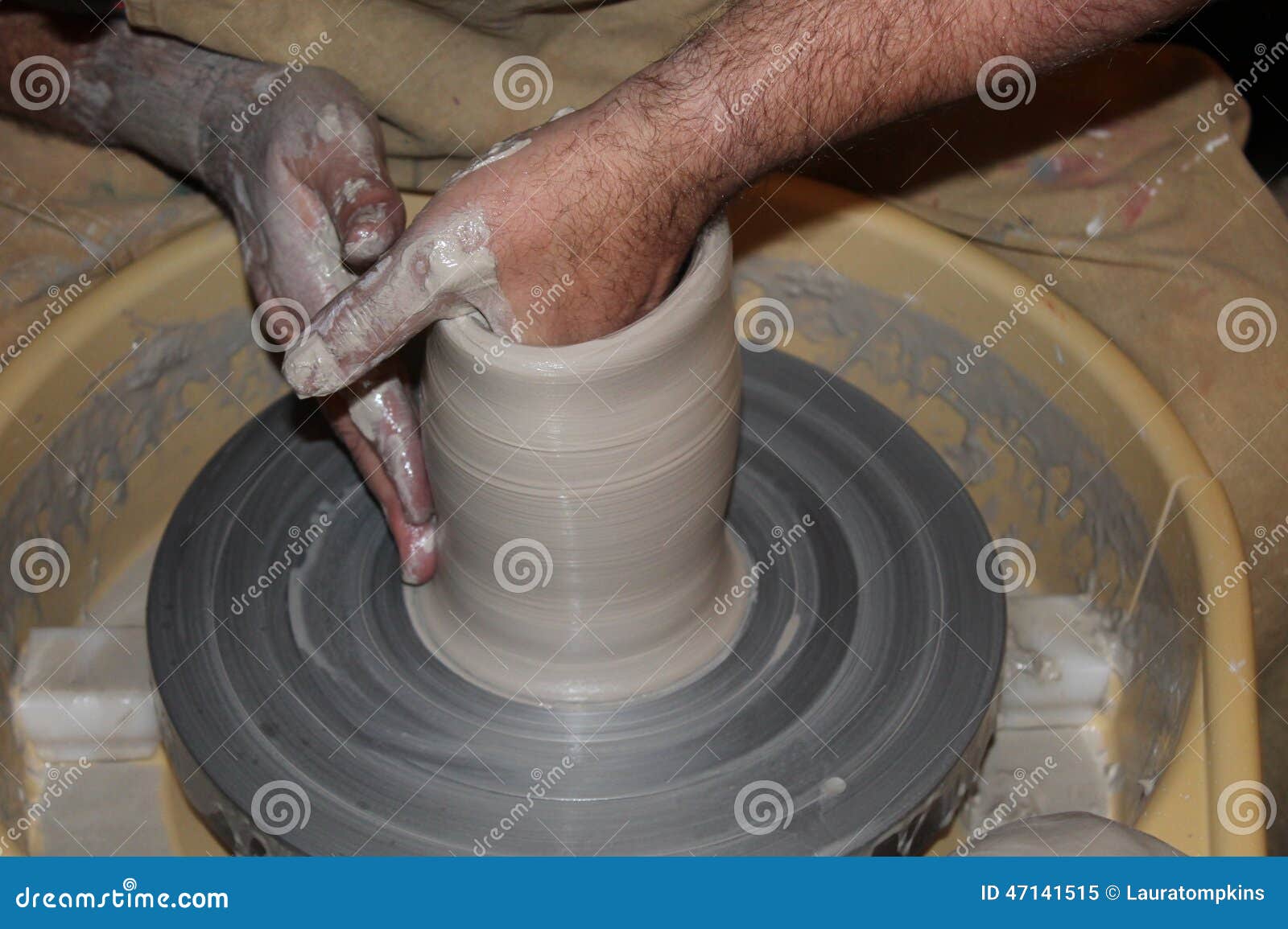 Hands of the Potter stock image. Image of create, potters 47141515