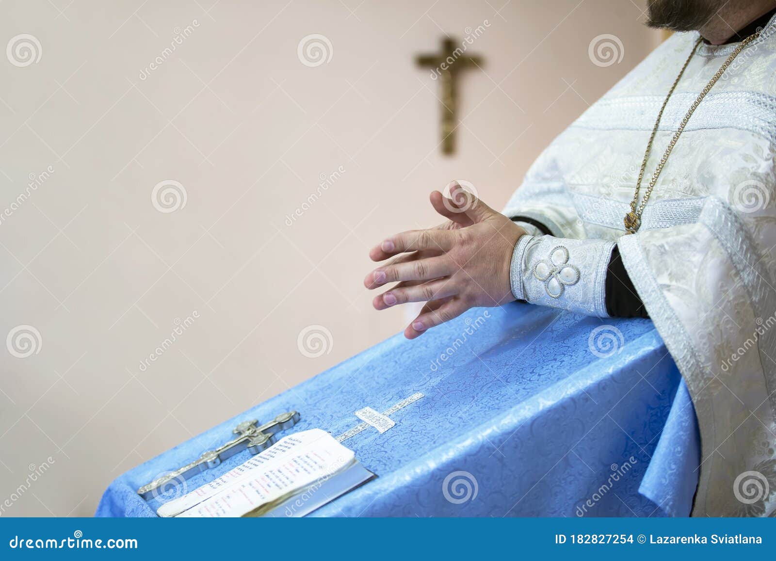 Hands of the priest stock photo. Image of christian - 182827254