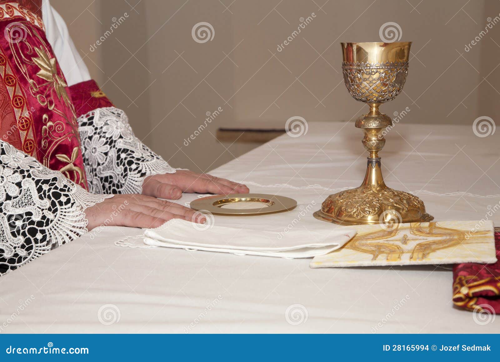 Hands of Priest by the Mass Stock Photo - Image of eucharist, mass