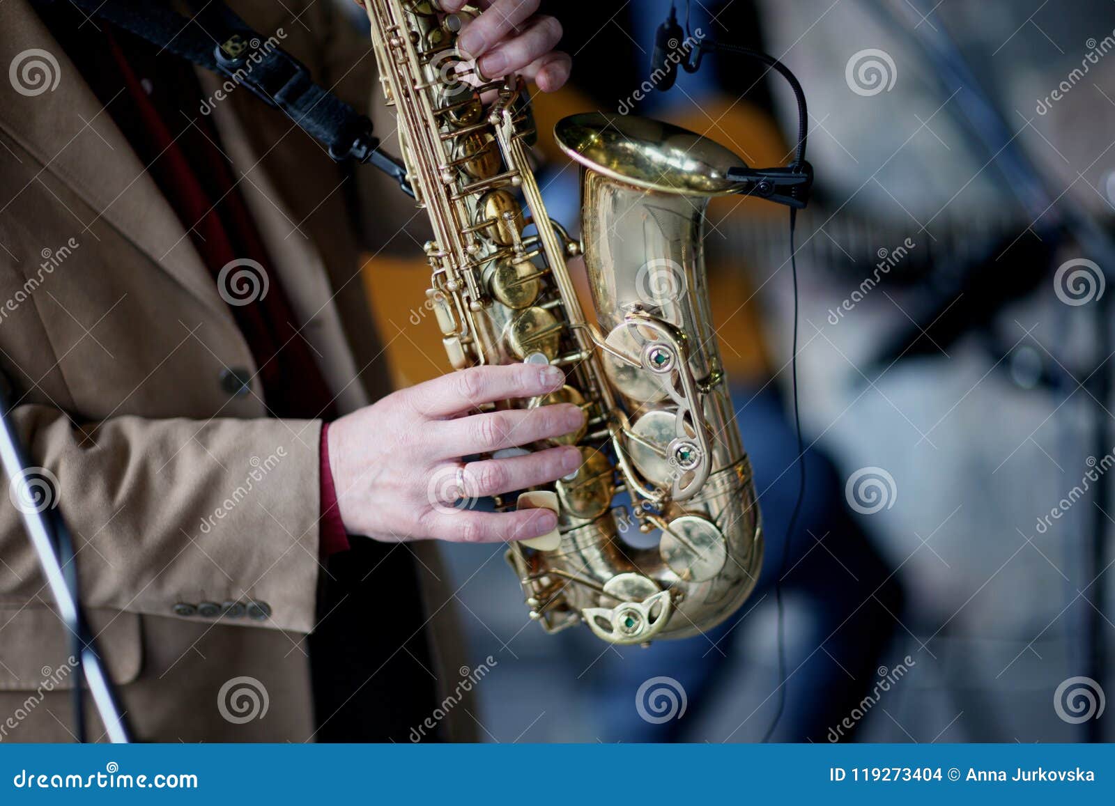 The Hands of a Professional Musician Stock Photo - Image of yellow ...