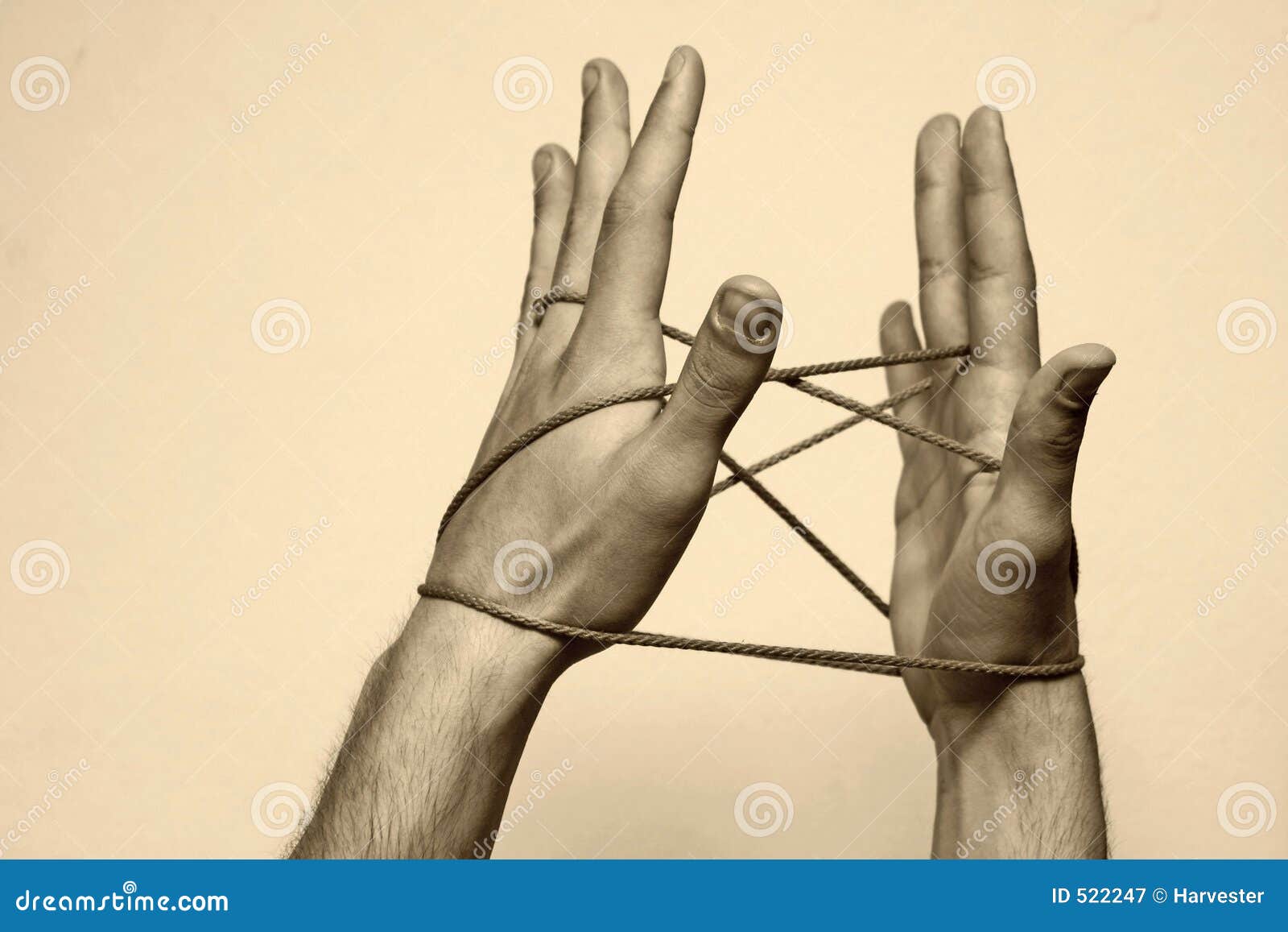 Hands with rope stock image. Image of holding, network 522247
